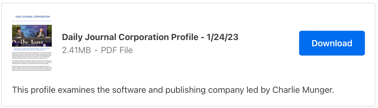 Daily Journal Corporation